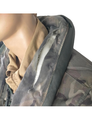 Traje de piloto completo. Chaqueta, mono y pantalón