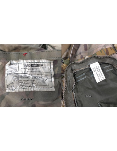 Chaqueta de vuelo RAF UK MTP Multicam