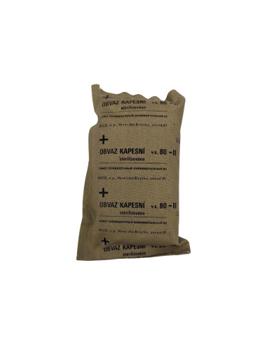 Vendaje de bolsillo VZ.80-II militar Checo