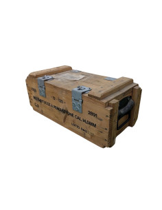 Caja de madera militar mediana