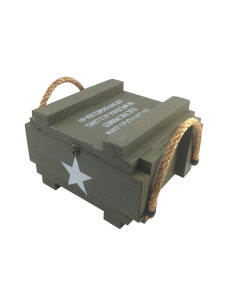 Caja estilo militar SEMPER FI.
