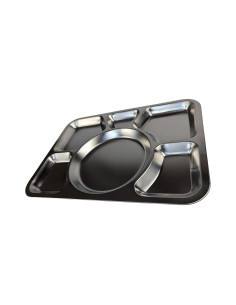Bandeja de acero inox. estilo militar 2