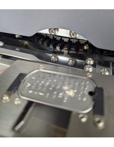 Dog Tap Máquina de grabado chapas militares