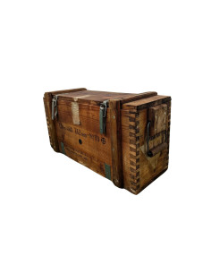 Cajas de madera militar antiguas -RESTAURADAS-