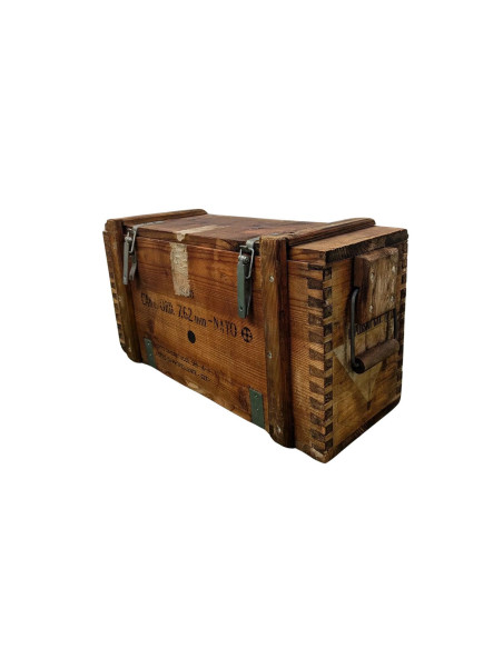 Cajas de madera militar antiguas -RESTAURADAS-