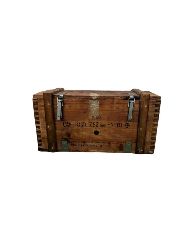 Cajas de madera militar antiguas -RESTAURADAS-