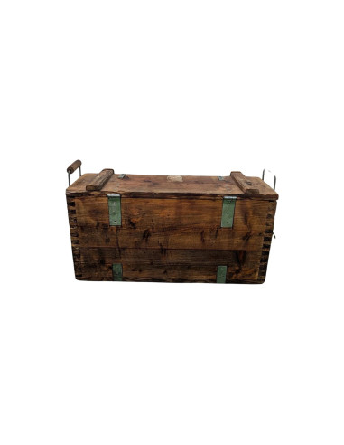 Cajas de madera militar antiguas -RESTAURADAS-