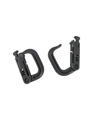 x2 mosquetones de plástico US