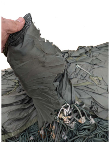 Paracaídas militar XXL para vehículos -defectuoso- L104/8