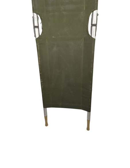 Camilla militar plegable con mangos de madera
