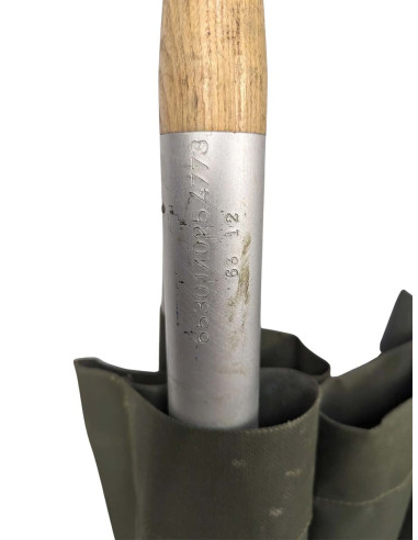 Camilla militar plegable con mangos de madera