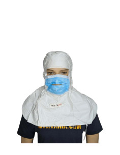 Máscara con capucha micro porosa Medicare HD101 mascarilla