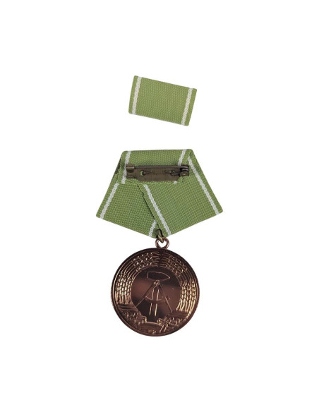 Medalla de bronce RDA Fiel servicio al ministerio del interior
