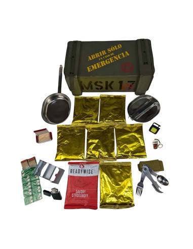 Pack comida 72h MSK-17 cad. en 2045!