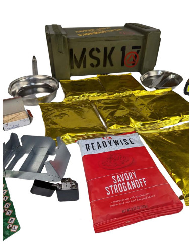 Pack comida 72h MSK-17 cad. en 2045!