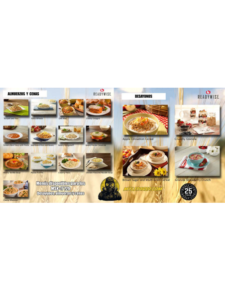 Pack comida 72h MSK-17 cad. en 2045!