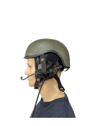 Casco militar médico CVC RBR tank crew UK con audio