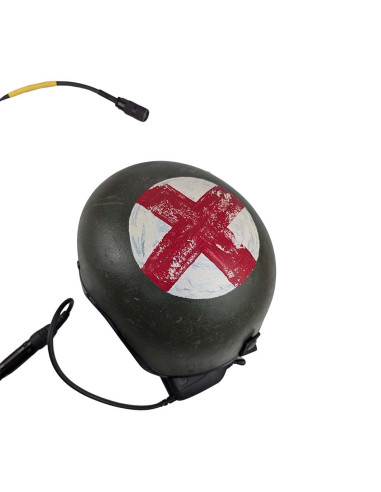 Casco militar médico CVC RBR tank crew UK con audio