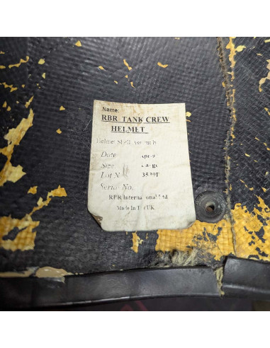 Casco militar médico CVC RBR tank crew UK con audio