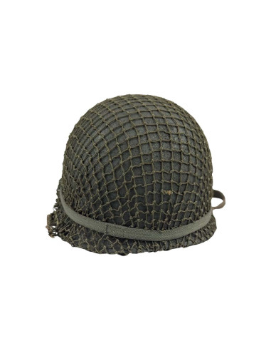 Casco M1 sencillo rugoso con red