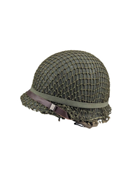Casco M1 sencillo rugoso con red