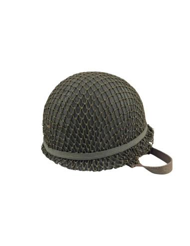 Casco M1 sencillo rugoso con red