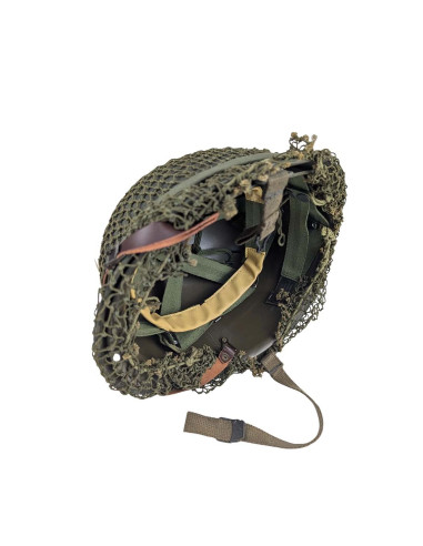 Casco M1 sencillo rugoso con red