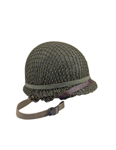 Casco M1 sencillo rugoso con red