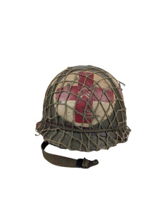 Casco M1 Sargento División médica 2