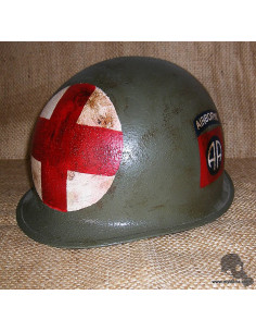 Casco M1 División Médica airborne