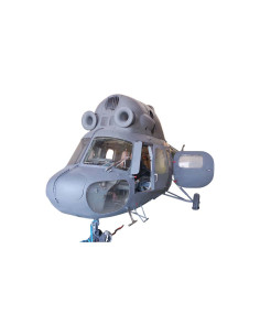 Helicóptero militar MI-2 para decoración