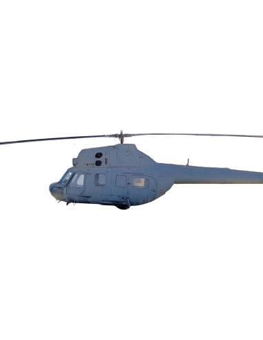 Helicóptero militar MI-2 para decoración