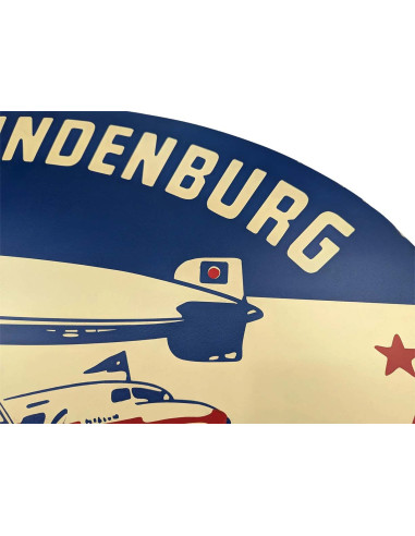 Cartel Airship Hindenburg American Airlines Sobre fuselaje