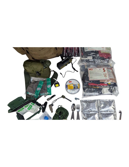 Mochila kit de supervivencia 72h