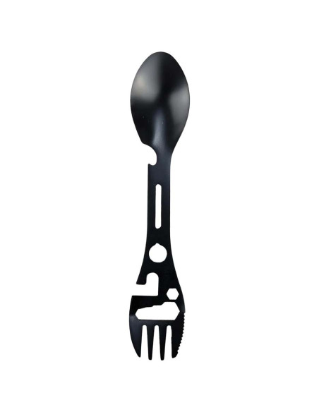 Tenedor cuchara de acero 10 en 1