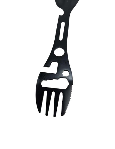 Tenedor cuchara de acero 10 en 1