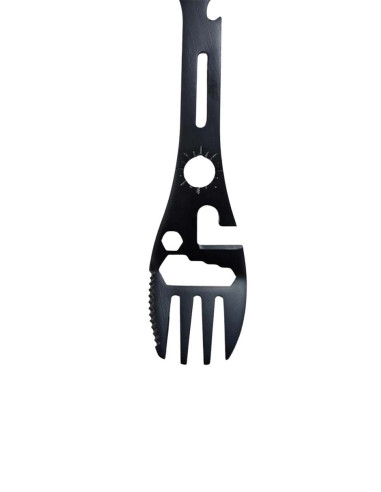 Tenedor cuchara de acero 10 en 1