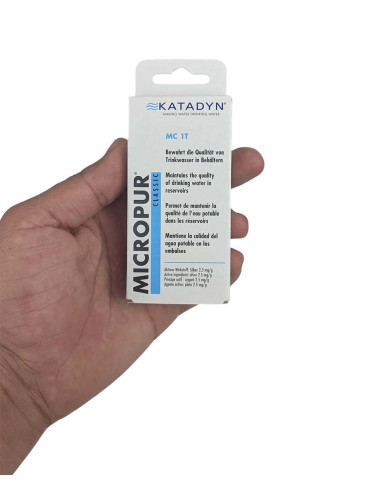 Pastillas potabilizadoras agua MICROPUR MC 1T (4X25)