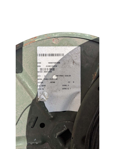 Rollo o bobina de cable telefónico militar US 2Km