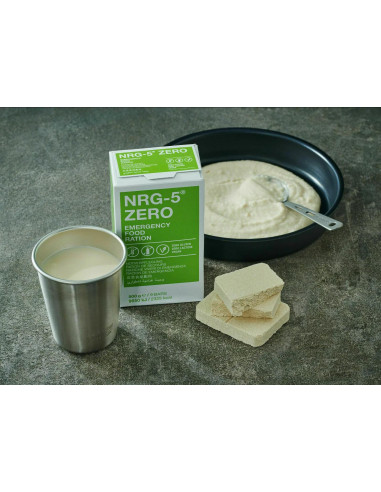 Ración MRE comida de emergencia NRG-5 ZERO