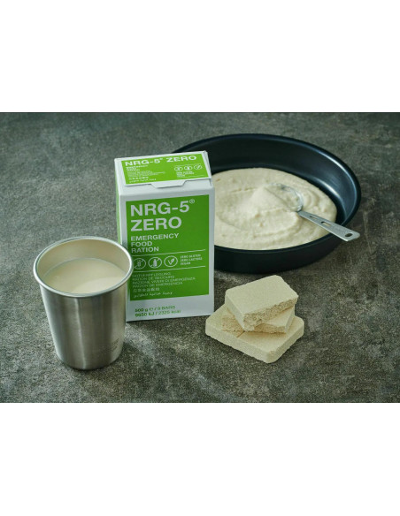 Ración MRE comida de emergencia NRG-5 ZERO