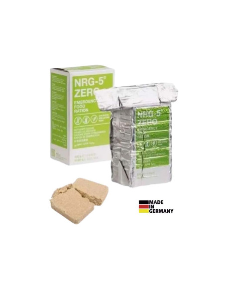 Ración MRE comida de emergencia NRG-5 ZERO