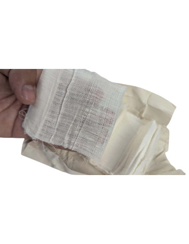 x2 Vendaje militar Francés antiguo Pansement Individuel Type 1949