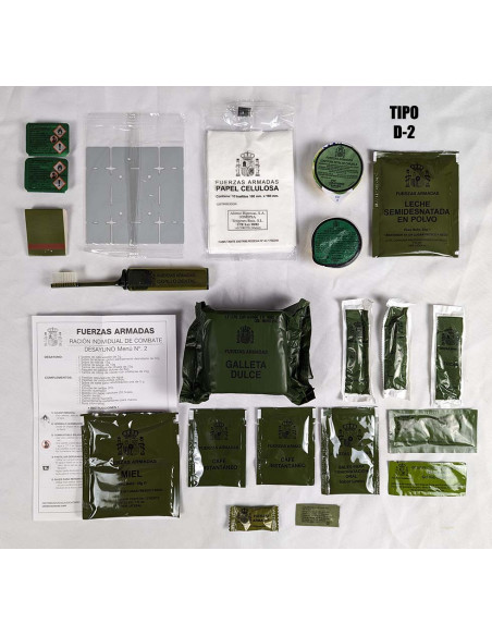 Raciones de combate ES MRE Desayunos