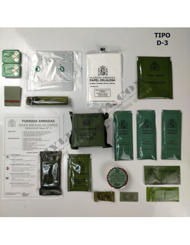 Raciones de combate ES MRE Desayunos