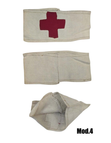 Brazaletes médicos antiguos Cruz Roja
