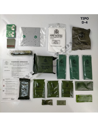 Raciones de combate ES MRE Desayunos