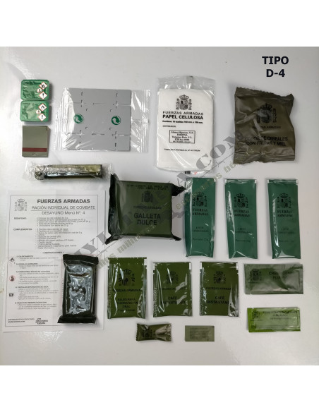 Raciones de combate ES MRE Desayunos