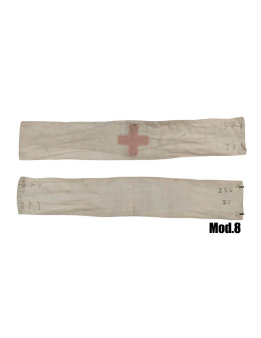 Brazaletes médicos antiguos Cruz Roja