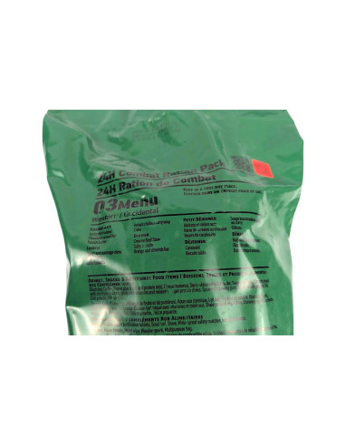 Raciones de combate 24h Naciones Unidas MRE Raciones militares